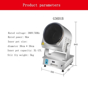 Yiyawei — machine de cuisson intelligente rotative G36D1B, équipement commercial pour <span class=keywords><strong>wok</strong></span> - Product Image 2