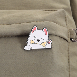 Lindo perro esmalte Pin dibujos animados Border <span class=keywords><strong>Collie</strong></span> broche Siberian Husky <span class=keywords><strong>Golden</strong></span> Retriever solapa insignia joyería regalo - Product Image 3