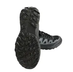 أحذية أمان من الصلب لأصابع القدم من DengYu للإنشاءات بدون دانتيل بنعل خارجي مطاطي أحذية أمان للعمل