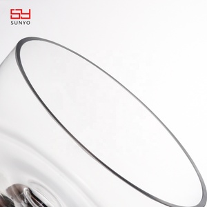 Alzata <span class=keywords><strong>per</strong></span> Torta Nuziale <span class=keywords><strong>in</strong></span> Cristallo Trasparente Fatta a Mano con Coperchio, Vendita all'Ingrosso - Product Image 5