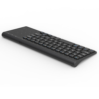 Clavier sans fil Slim 2,4 GHz avec pavé tactile, mini clavier avec pavé tactile