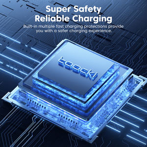 Toocki Groothandel Zwart 45W Type C Poort Auto Telefoonoplader Trekken-Ring Autolader - Product Image 5