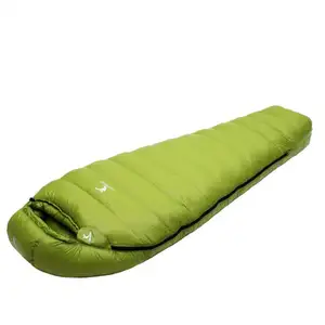 Hollow lightweight cotton flannel outdoor camping trip in spring envelope sleeping bag 1.4kg