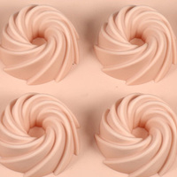 Moule à gâteau en silicone durable, résistant à la chaleur, flexible et réutilisable pour la cuisine et le réfrigérateur