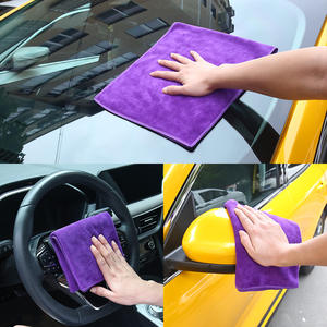 Toalla de Limpieza de Microfibra 40*40cm, Plumero de Microfibra para Coche, Paño de Limpieza de Microfibra, Toalla de Secado de Microfibra para Coche - Product Image 3