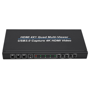 Multivisor HDMI 4x1 con Captura <span class=keywords><strong>de</strong></span> Video USB 3.0 para Transmisión en Vivo y <span class=keywords><strong>Estudio</strong></span> <span class=keywords><strong>de</strong></span> Juegos - Product Image 1