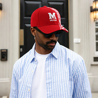 Gorra de béisbol de malla 100% algodón con bordado personalizado de Miami, 6 paneles, visera con patrón de tablero de ajedrez, estilo pico de pato, ajustable para exteriores, al por mayor