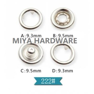 9 Mét 9.2 Mét 9.5 Mét 9.7 Mét Brass Chất Lượng 222 # Vòng <span class=keywords><strong>Snap</strong></span> Nút Bạc Chống Brass Chống Đồng Kim Loại Súng Màu <span class=keywords><strong>Snap</strong></span> Fastener - Product Image 4