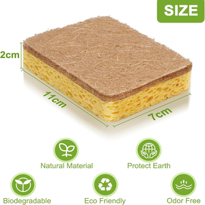<span class=keywords><strong>Éponge</strong></span> <span class=keywords><strong>de</strong></span> cuisine biodégradable <span class=keywords><strong>naturelle</strong></span> personnalisée, <span class=keywords><strong>éponge</strong></span>s écologiques pour le lavage <span class=keywords><strong>de</strong></span> la vaisselle, <span class=keywords><strong>éponge</strong></span> en cellulose compostable - Product Image 6