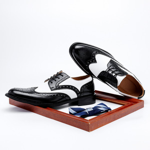 Chaussures Richelieu pour hommes en cuir gravé, fabriquées à la main, de qualité supérieure, à trois coutures, style Goodyear, décontractées et habillées, couleur Evergreen - Product Image 6