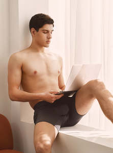 Sous-vêtements pour hommes CELINNE Separatec Fly, double poche, ceinture élastique, respirant, en rayonne de bambou et élasthanne, caleçons boxer pour hommes - Product Image 4