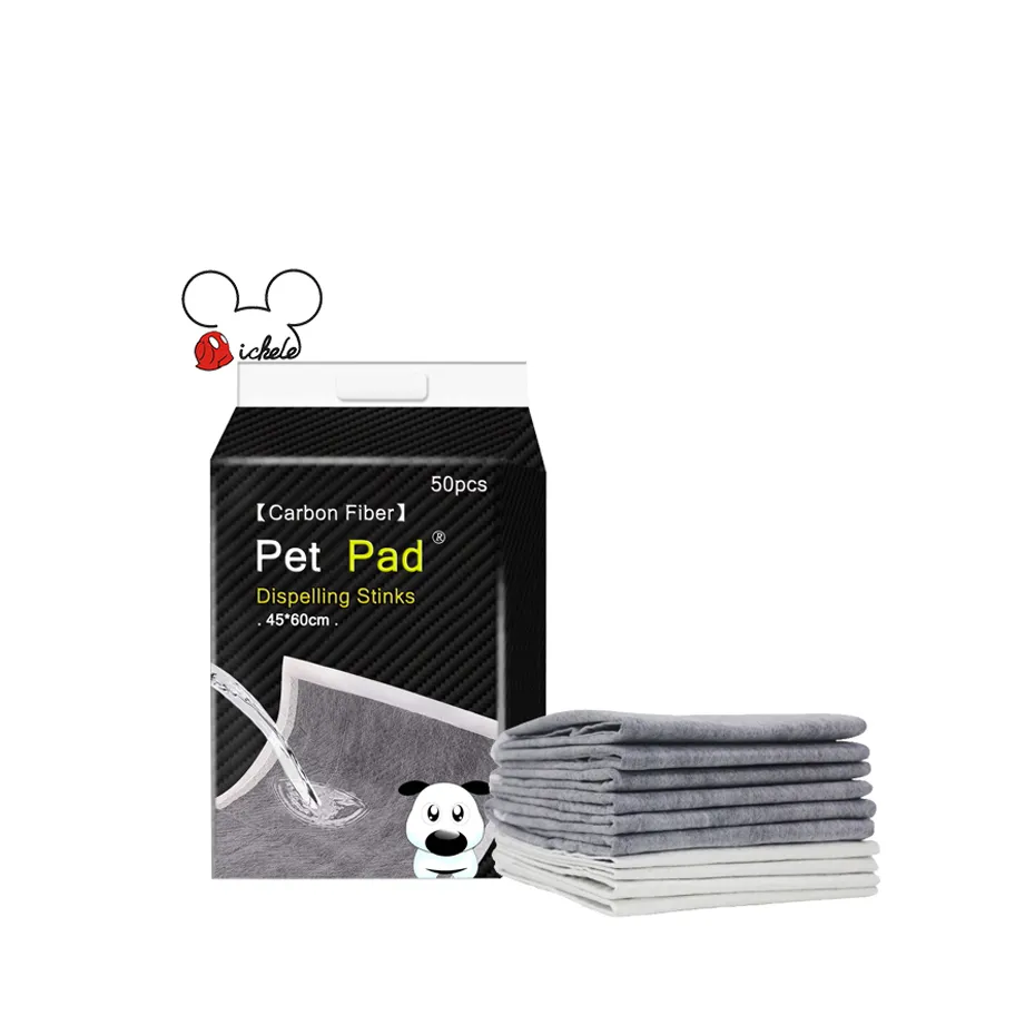 Disposable pet pads for animals Pet Carbon Charcoal Fiber Training Pet pee Pad