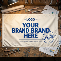 Bannière d'événement personnalisée de haute qualité, en polyester, impression numérique grand format, 3x5 pieds, pour la promotion professionnelle en gros