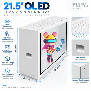 Boîte Holo OLED transparente de 21,5 pouces – Vitrine interactive Full HD avec écran tactile 10 points pour affichage numérique en magasin - Product Image 5