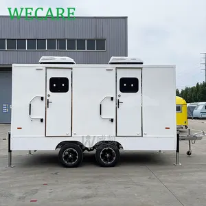 Wecare luxe portable camping toilette mobile toilette remorque douche et toilette