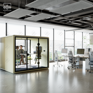 Cabina telefónica de oficina privada para casa prefabricada de fabricantes, cabina de oficina insonorizada con aislamiento de <span class=keywords><strong>ruido</strong></span> a la moda - Product Image 1