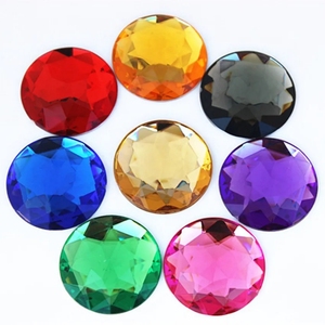 Diamantes de imitación acrílicos ovalados de 13x18, piedras traseras planas sin fijación térmica para decoración de <span class=keywords><strong>uñas</strong></span> y strass, gemas acrílicas de gran venta - Product Image 3