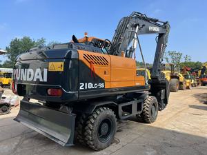 Nuevo Hyundai Robex R210W 21 Ton Excavadora de ruedas 210W Tier4 2024 Modelo 0,92 m Capacidad de cubo Maquinaria para video - Product Image 4