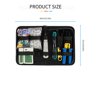 Xách Tay Rj45 Mạng Uốn Công Cụ Thiết Lập Thép Dụng Cụ Cầm Tay Cho Mạng Sửa Chữa Phần Cứng Tự Làm Bao Gồm Kìm Vượt Qua Kết Nối - Product Image 6