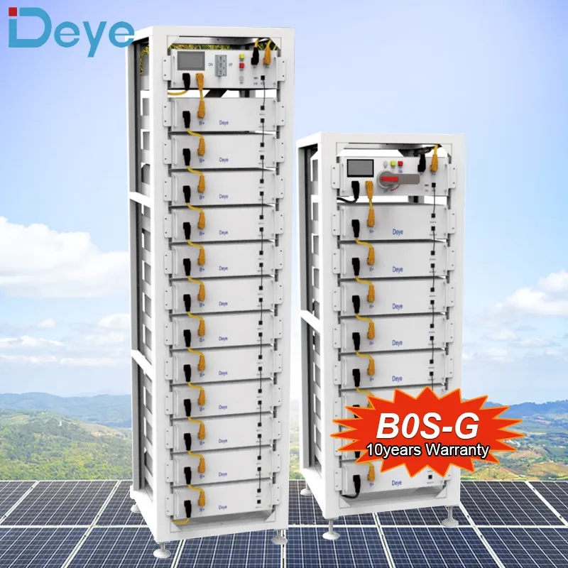 Ningbo deye ESS công nghệ nhà máy trực tiếp LiFePO4 deye năng lượng lưu trữ pin 5.12 kWh BOS-G điện áp cao