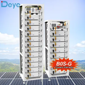 Ningbo Deye ESS Technology Factory Directamente LifePO4 Deye Batería de almacenamiento de energía 5,12 KWH BOS-G alto voltaje