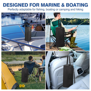 Sac à ordures portable réutilisable personnalisé pêche barre de sable bateau poubelle marine - Product Image 5