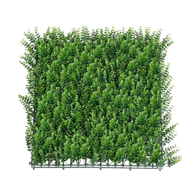 P4 Faux Wall Plants Panel Vertical Garden Green backdrop Artificial Grass Hedge Plant for Wall Decor