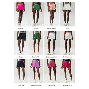 Leggings de fitness anti-lumière taille haute pour femmes, jupe grande taille à séchage rapide pour courir Badminton <span class=keywords><strong>Tennis</strong></span> - Product Image 2