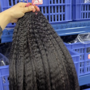 Extensiones de Cabello Humano Virgen con Nudos Milagrosos y Plumas, Trenzas de Ganchillo Rizadas Birmanas, Envío en Dos Días - Product Image 5