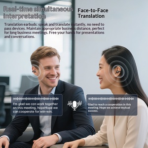 Casque de traduction IA J07 – 144+ langues, interprétation en temps réel, mode double musique/jeux, son panoramique, réduction de bruit ENC - Product Image 2