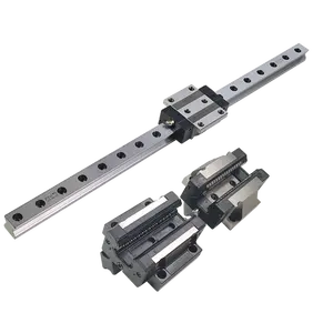 Smooth Roller rail guide bearing RGH25 bearing linear guide with rail and flange square carriage slide