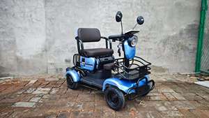 Nouveau Scooter Électrique à Quatre Roues Ea6 pour Personnes Âgées et Handicapées, Capacité de Charge 150 kg, Longue Autonomie, 48V, <span class=keywords><strong>Tram</strong></span> Auxiliaire Push-Pull, <span class=keywords><strong>Carrosserie</strong></span> Ouverte - Product Image 2