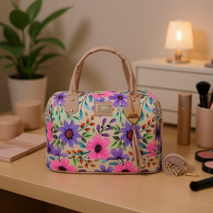 Bolso Organizador de Maquillaje de Yute para Mujer Fana Dariana Producto al por Mayor - Product Image 2