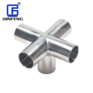 Qinfeng năm cách chéo thép không gỉ vệ sinh hàn ống lắp 5 cách chéo với độ bền cao - Product Image 5