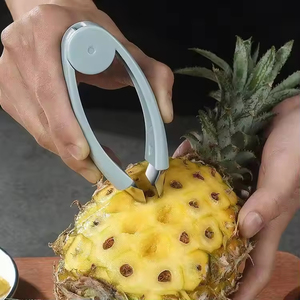 Couteau à ananas en acier inoxydable, outil ménager durable, couteau à main, outil d'affûtage, outil pour retirer les yeux et les graines - Product Image 1