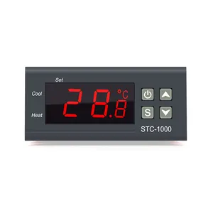 STC-1000 интеллектуальный цифровой регулятор температуры холодильник шкаф Регулируемый переключатель температуры Термостат