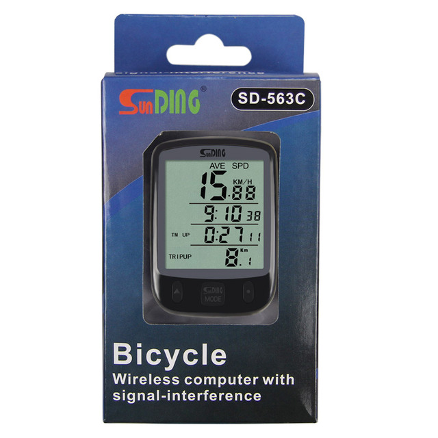 Premium Wireless Bike Computer Gps Cadence Backlight Speedometer for Road Mountain Riders
