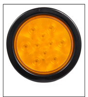 DOT Emark 4 Inch Round 10 leds piranha 12V 24V Stop Turn Singal Lights et feux arrière personnalisés pour camion, remorque et bus