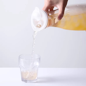 Jarra de Agua de Plástico Transparente al por Mayor con Tapa Abatible, Libre de BPA, Jarra de PC para Jugo, Limonada, Té Helado, para Restaurante, Cafetería, Fiesta - Product Image 5