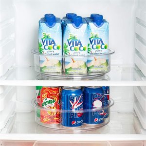 Tourne-disque en plastique transparent pour réfrigérateur de <span class=keywords><strong>cuisine</strong></span> et armoire de salle de bain organisateur conteneur de stockage des aliments pour l'utilisation de boissons - Product Image 3