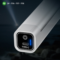 Lampe de secours à LED portable en gros rechargeable avec fonction magnétique torche zoom