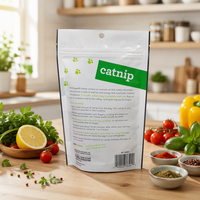 Sachet Doypack Personnalisé en PET/PE avec Fermeture Zip Refermable, Emballage Stratifié pour Aliments pour Animaux et Friandises pour Chats