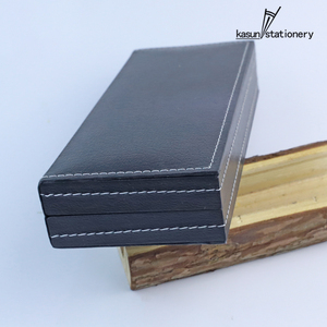 Bán chạy nhất chất lượng cao sang trọng da hộp bút độc đáo hàng đầu khâu thiết kế bút trường hợp với tem nóng logo - Product Image 6