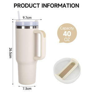 كوب سيارة معزول موسمي V2.0 بسعر المصنع مباشرة من الفولاذ المقاوم للصدأ جودة طباعة مخصصة كوب سيارة 40 أونصة بهلوان - Product Image 2