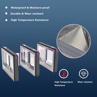 Barrière tourniquet intelligente à balançoire optique avec lecteur RFID NFC et capteur IR pour contrôle d'accès piétonnier, sécurité, 304