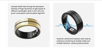 Bague Intelligente de Détection ECG et Gestion des Émotions, Fréquence Cardiaque, NFC, Protection Intégrée – Nouveauté Transfrontalière à Succès