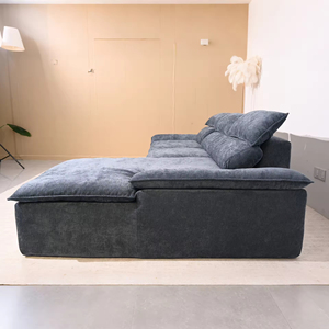 Ensemble de canapés modulaires convertibles capitonnés, garnis d'éponge, compressés sous vide pour appartement, salon, hôtel - Product Image 5