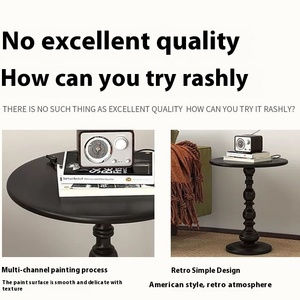 Modern <strong>Retro</strong> Iron <strong>Bedside</strong> <strong>Table</strong> Fashionable Small Coffee <strong>Table</strong> Storage for Household Balcony Living Room Furniture - Product Image 5