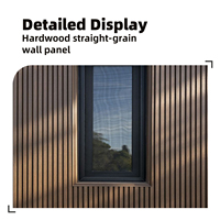 Panneau Mural Exterieur WPC Imperméable Bardage Façade Composite Bois Plastique