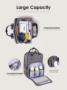 <span class=keywords><strong>Sac</strong></span> à <span class=keywords><strong>langer</strong></span> multifonctionnel élégant avec lit à <span class=keywords><strong>langer</strong></span> pliable, organisateur en polyester imperméable, <span class=keywords><strong>sac</strong></span> à <span class=keywords><strong>langer</strong></span> pour <span class=keywords><strong>parents</strong></span> - Product Image 3